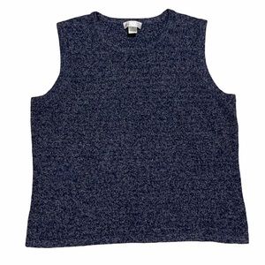 Blue Speckled Tank Top